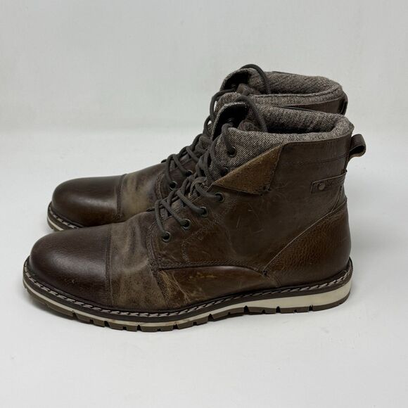 Outpost Makers Ramsey Chukka Boots Mens 10.5 Brown Leather Tweed Cap Toe main image 11